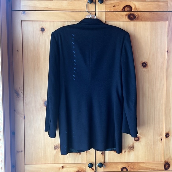 Vintage 90’s Victor Victoria navy cashmere blazer. Made in Italy, Size 44 - Picture 2 of 8